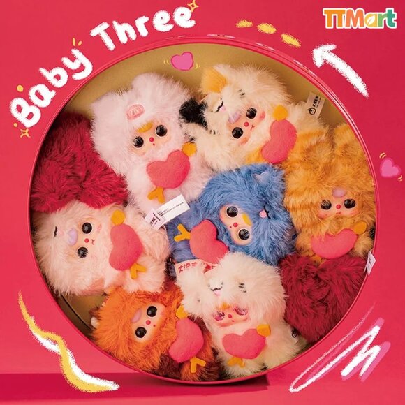 Baby Three Cupid Plush Case of 6 Blind Boxes - Picture 3 of 5